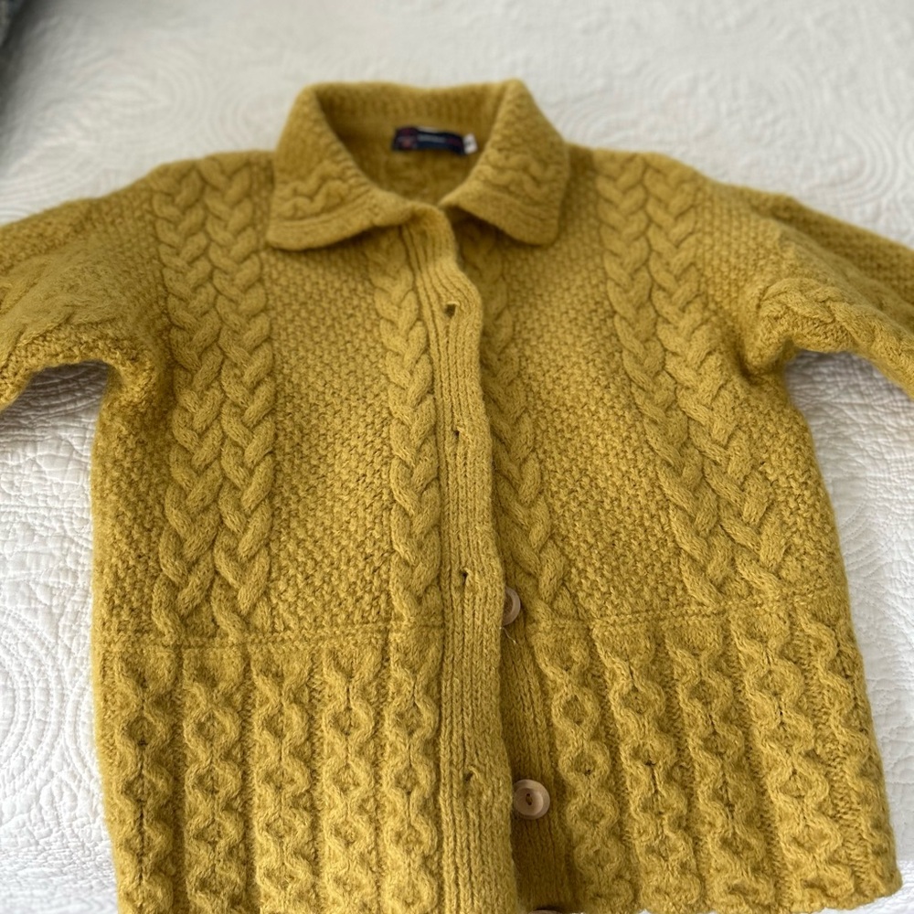 Women's Cable Knit Cardigan - Beige
